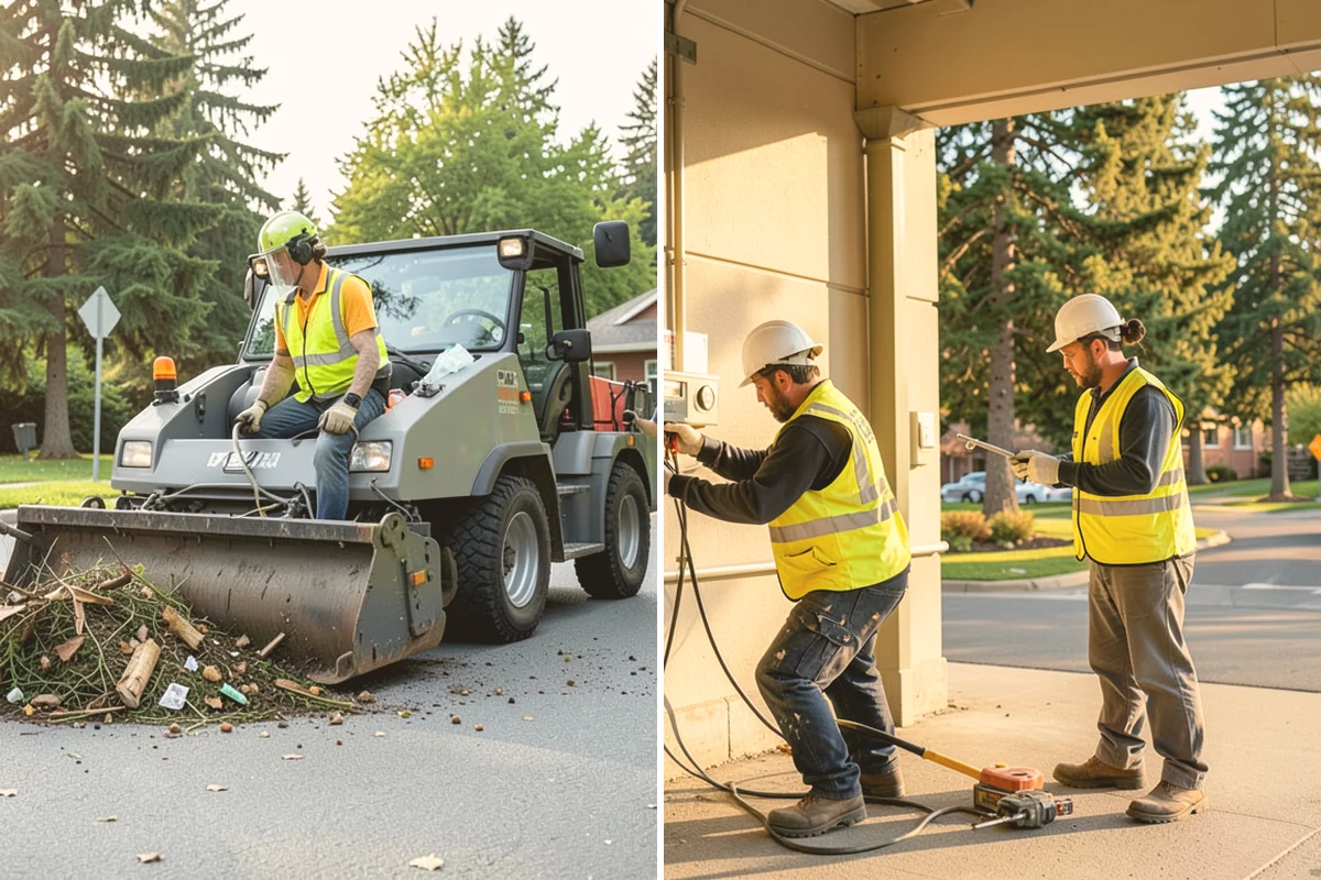 Municipal Hazard Tree Removal in Algona, King County, WA - Arborists assess flagged or reported trees using formal risk methodology
