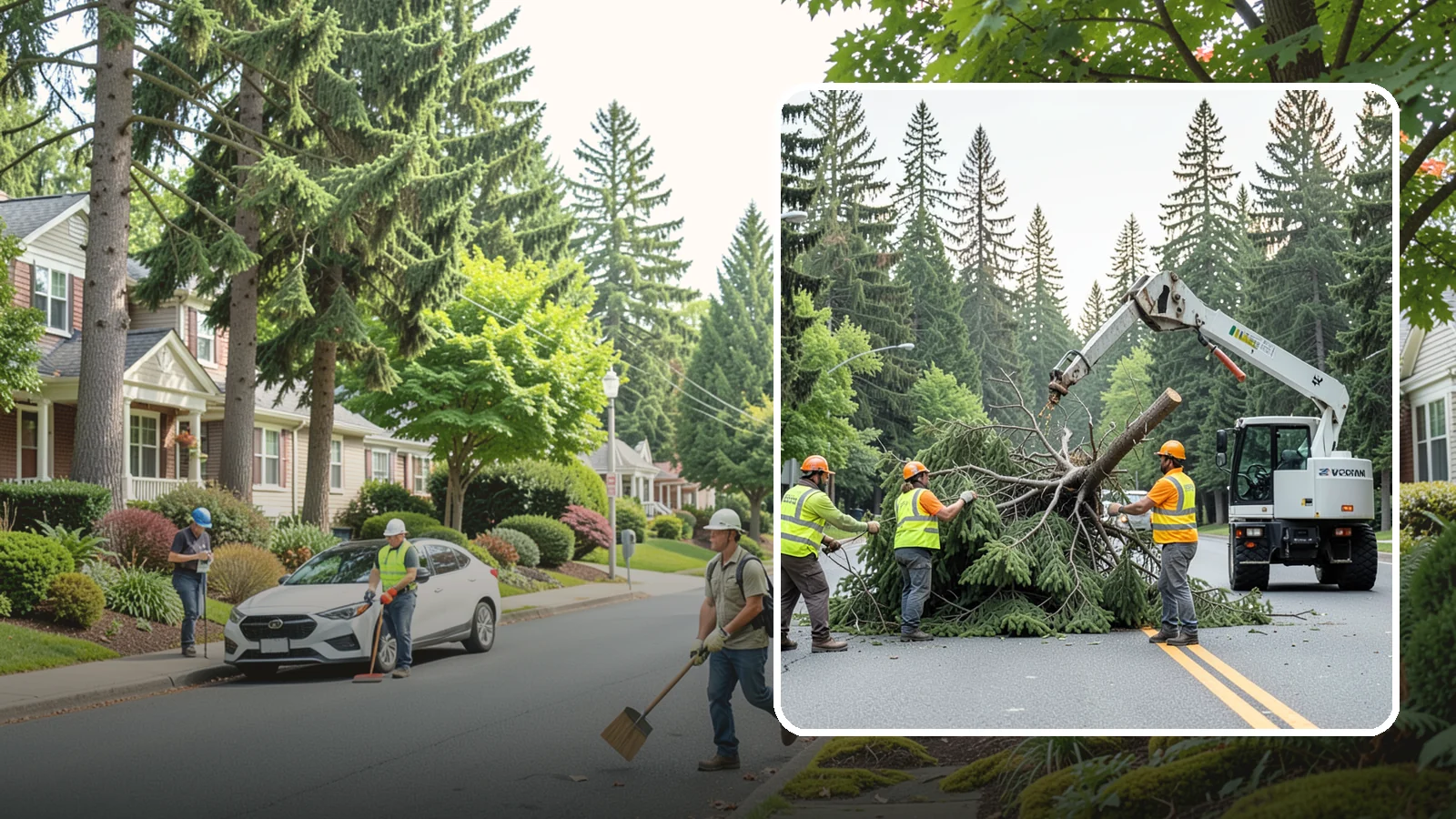 Municipal Hazard Tree Removal in Beaux Arts Village, King County, WA - We identify and remove high-risk public trees threatening infrastructure, roadways, and pedestrians under arborist-documented...