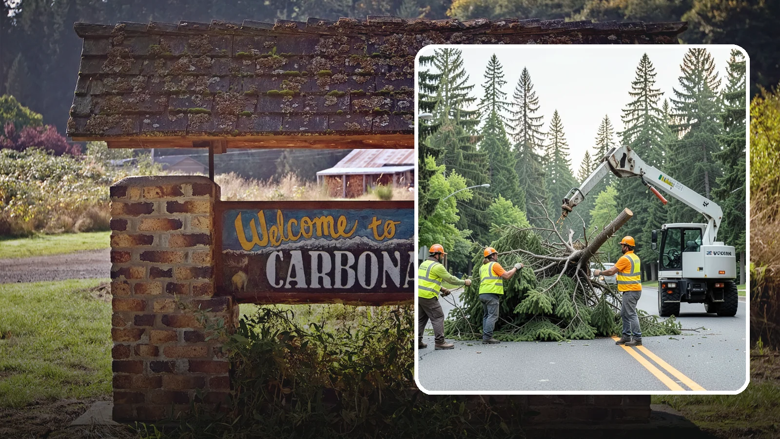 Municipal Hazard Tree Removal in Carbonado, Pierce County, WA - We identify and remove high-risk public trees threatening infrastructure, roadways, and pedestrians under arborist-documented...