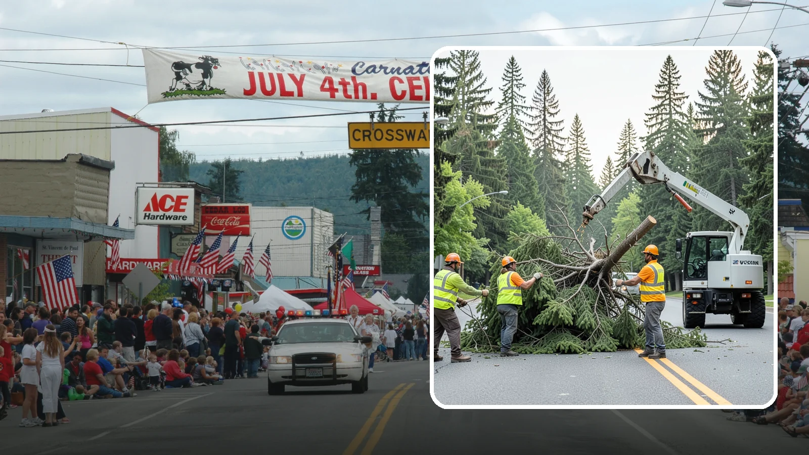Municipal Hazard Tree Removal in Carnation, King County, WA - We identify and remove high-risk public trees threatening infrastructure, roadways, and pedestrians under arborist-documented...