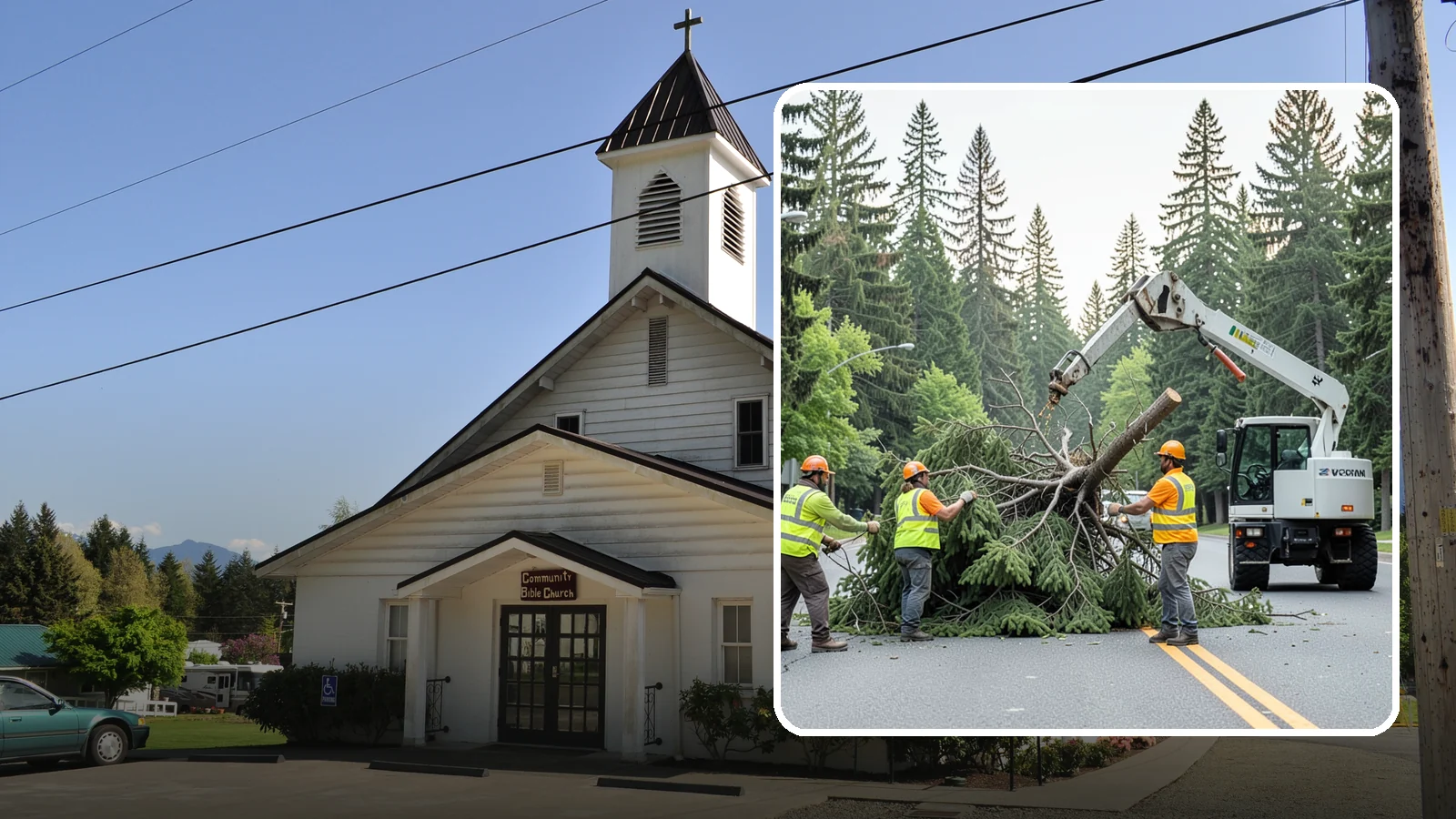 Municipal Hazard Tree Removal in Concrete, Skagit County, WA - We identify and remove high-risk public trees threatening infrastructure, roadways, and pedestrians under arborist-documented...