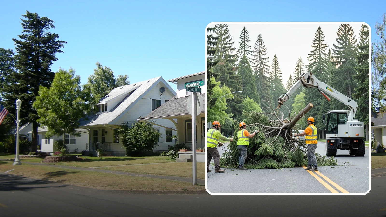 Municipal Hazard Tree Removal in DuPont, Pierce County, WA - We identify and remove high-risk public trees threatening infrastructure, roadways, and pedestrians under arborist-documented...
