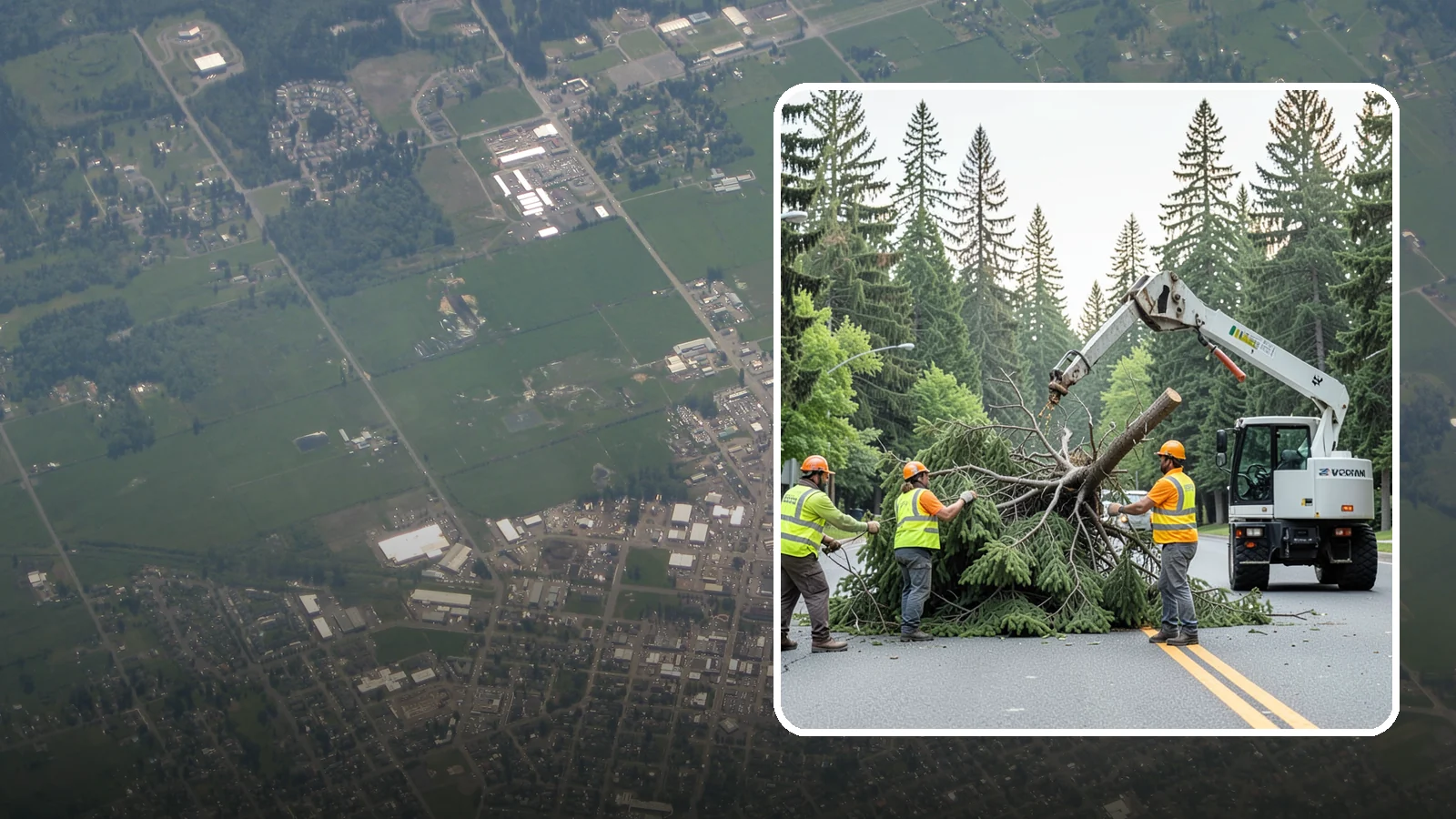 Municipal Hazard Tree Removal in Enumclaw, King County, WA - We identify and remove high-risk public trees threatening infrastructure, roadways, and pedestrians under arborist-documented...
