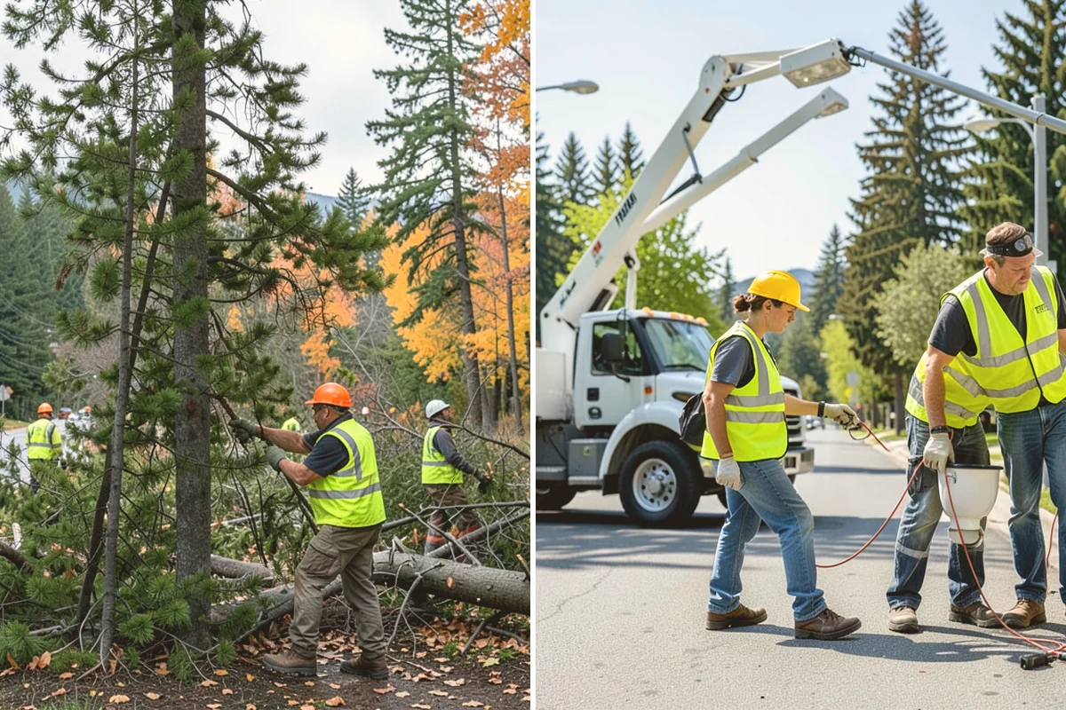 Municipal Hazard Tree Removal in Fife, Pierce County, WA - Arborists assess flagged or reported trees using formal risk methodology
