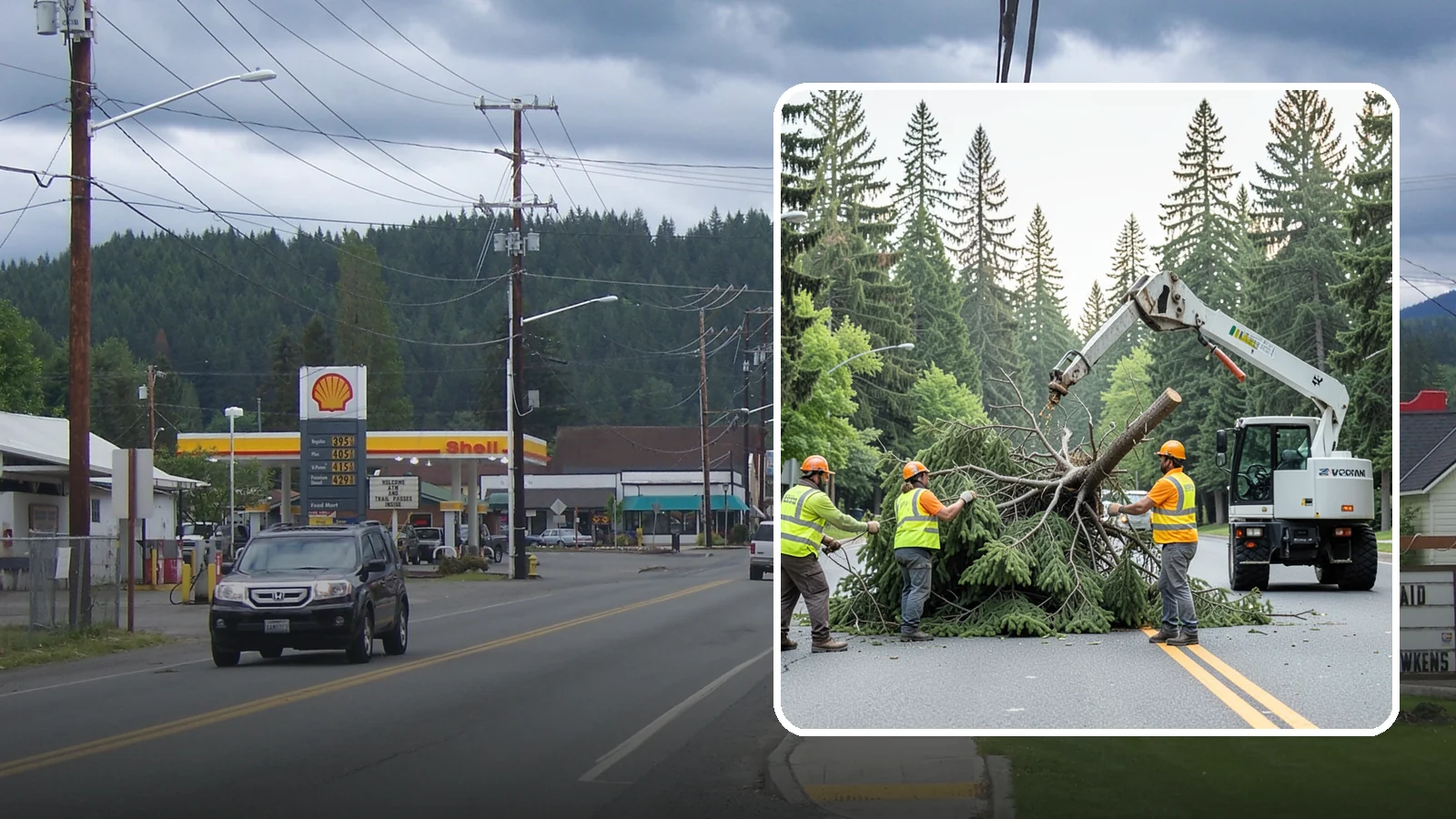 Municipal Hazard Tree Removal in Granite Falls, Snohomish County, WA - We identify and remove high-risk public trees threatening infrastructure, roadways, and pedestrians under arborist-documented...
