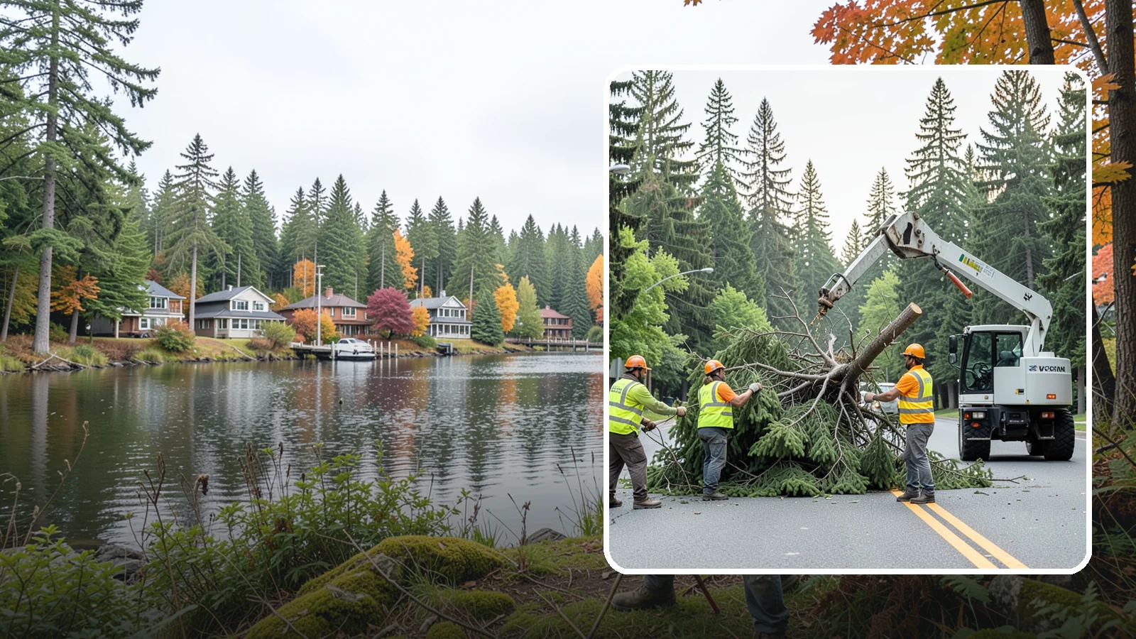 Municipal Hazard Tree Removal in La Conner, Skagit County, WA - We identify and remove high-risk public trees threatening infrastructure, roadways, and pedestrians under arborist-documented...