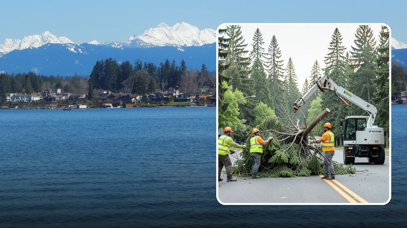 Municipal Hazard Tree Removal in Lake Stevens, Snohomish County, WA - We identify and remove high-risk public trees threatening infrastructure, roadways, and pedestrians under arborist-documented...