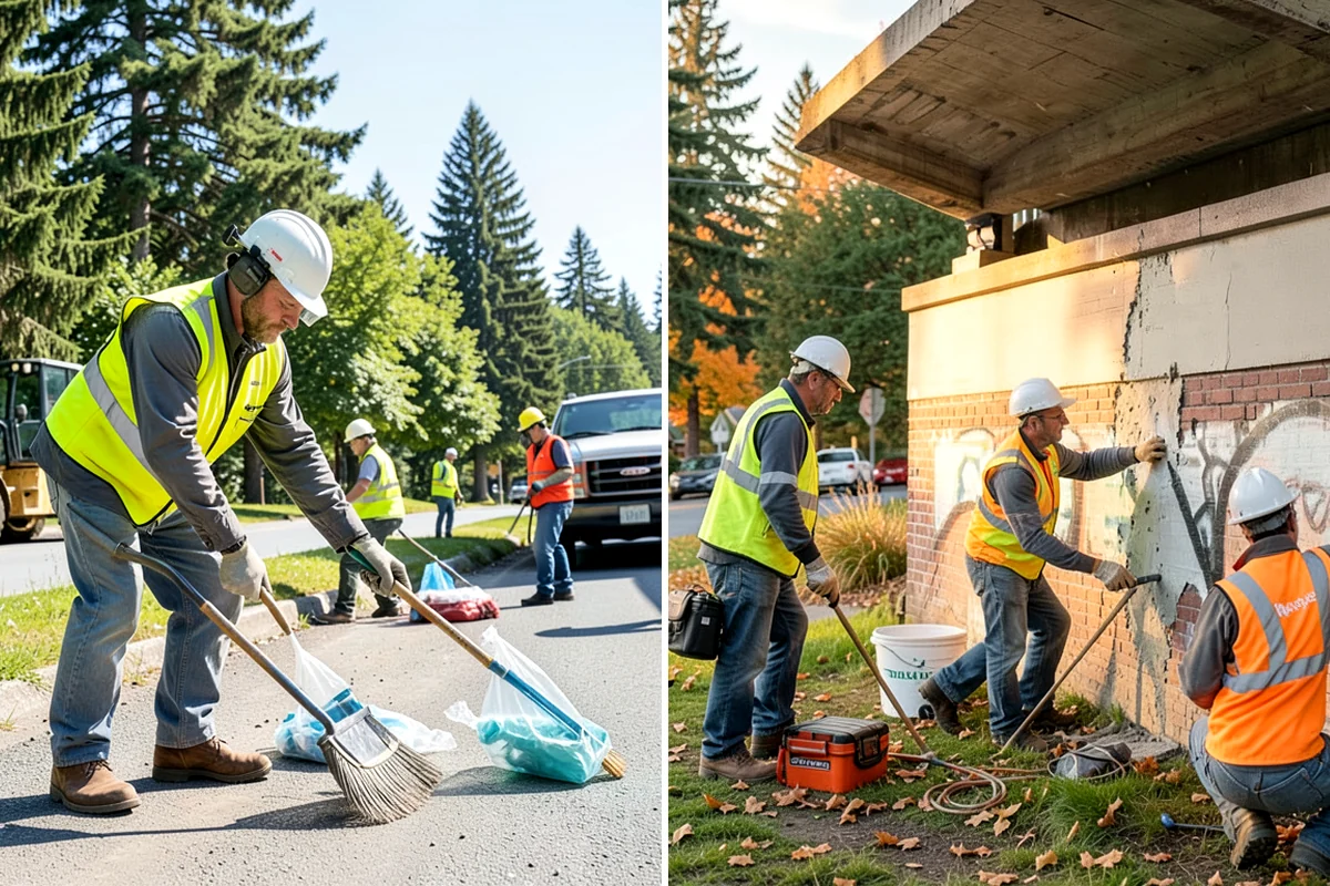 Municipal Hazard Tree Removal in Lakewood, Pierce County, WA - Arborists assess flagged or reported trees using formal risk methodology