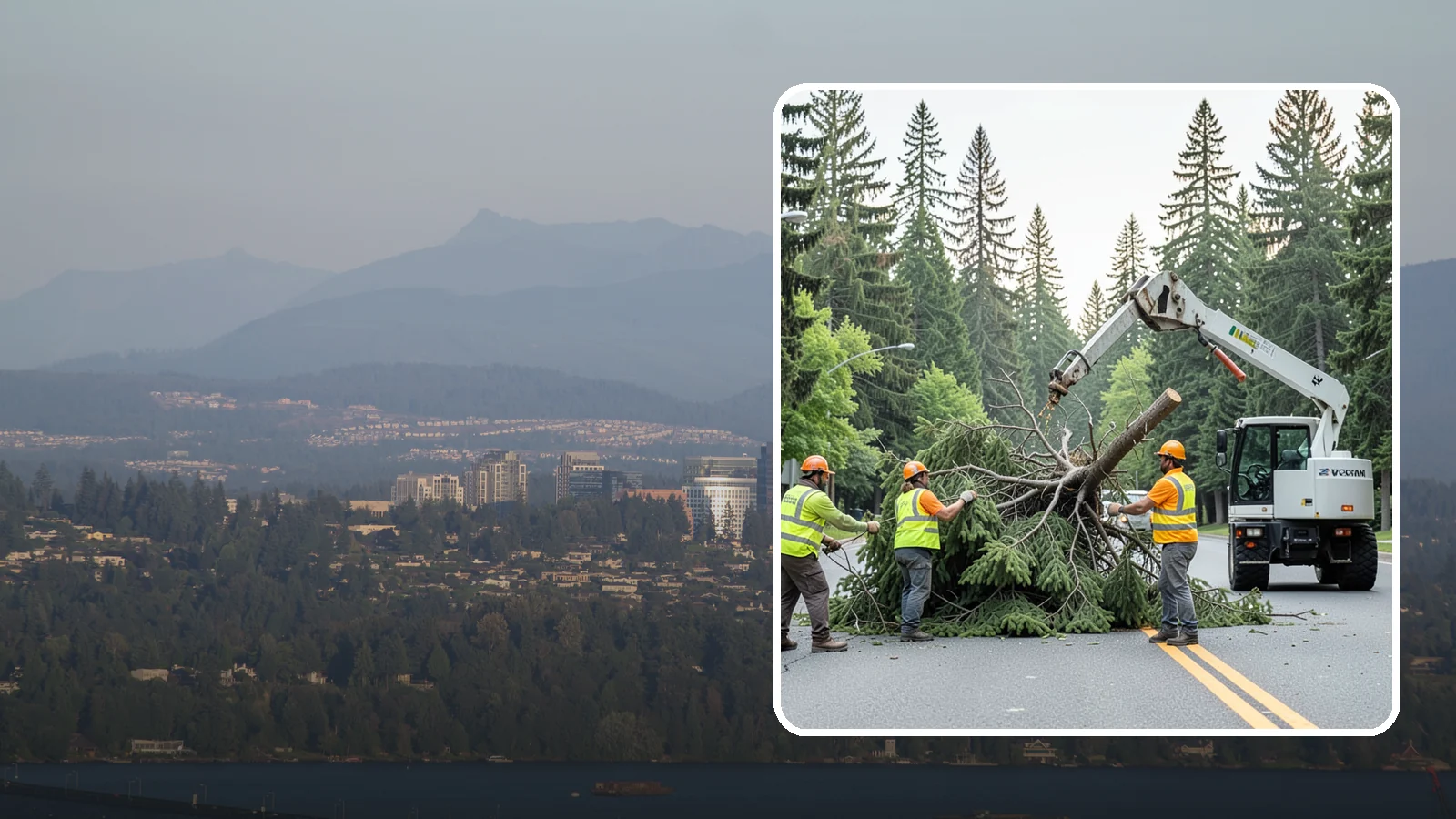 Municipal Hazard Tree Removal in Medina, King County, WA - We identify and remove high-risk public trees threatening infrastructure, roadways, and pedestrians under arborist-documented...