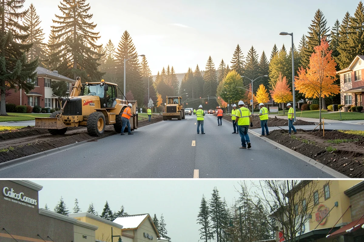 Municipal Hazard Tree Removal in Mill Creek, Snohomish County, WA - Hazard removals proceed as identified year-round, with heightened demand ahead of and during the winter storm season.