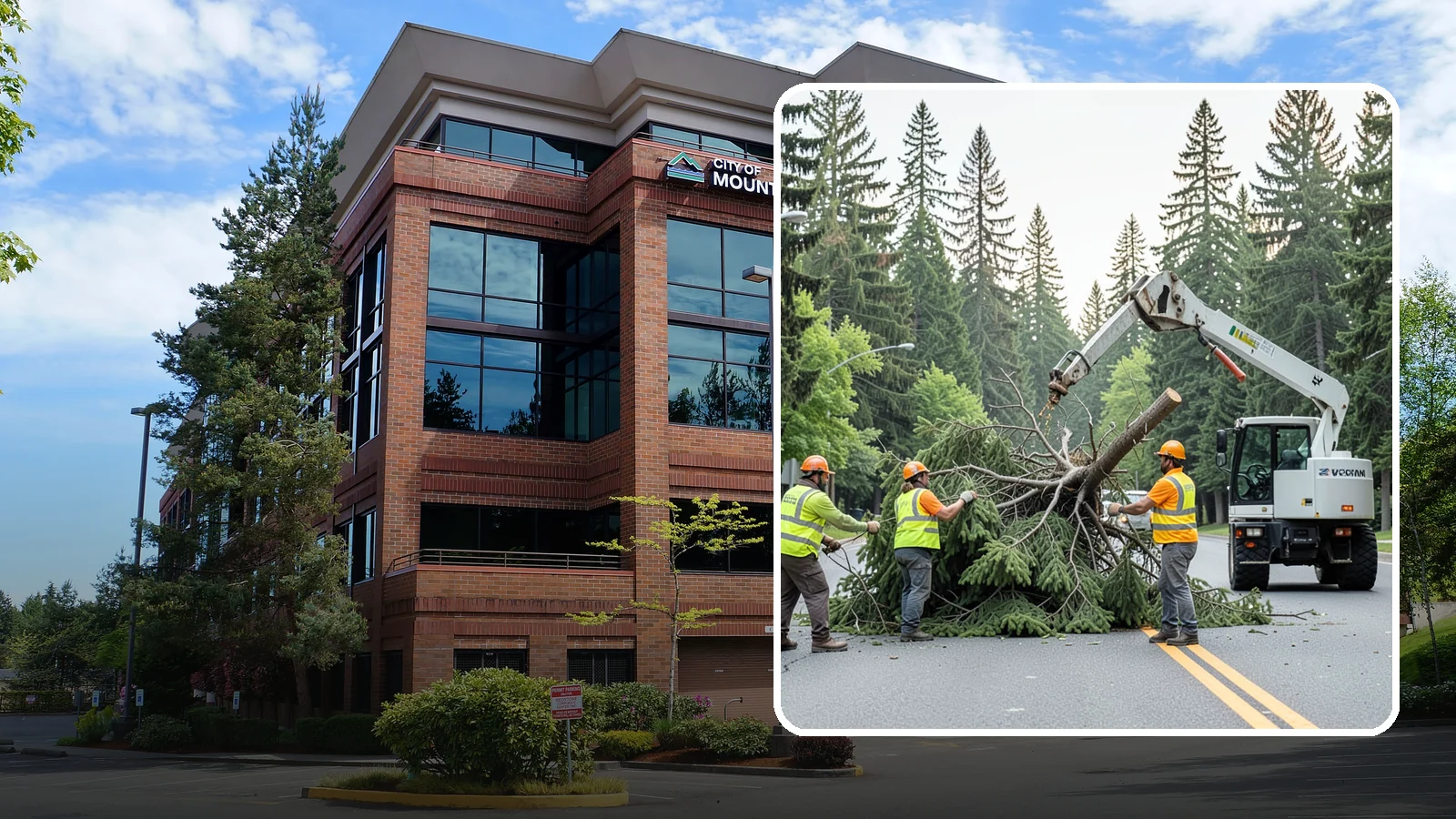 Municipal Hazard Tree Removal in Mountlake Terrace, Snohomish County, WA - We identify and remove high-risk public trees threatening infrastructure, roadways, and pedestrians under arborist-documented...