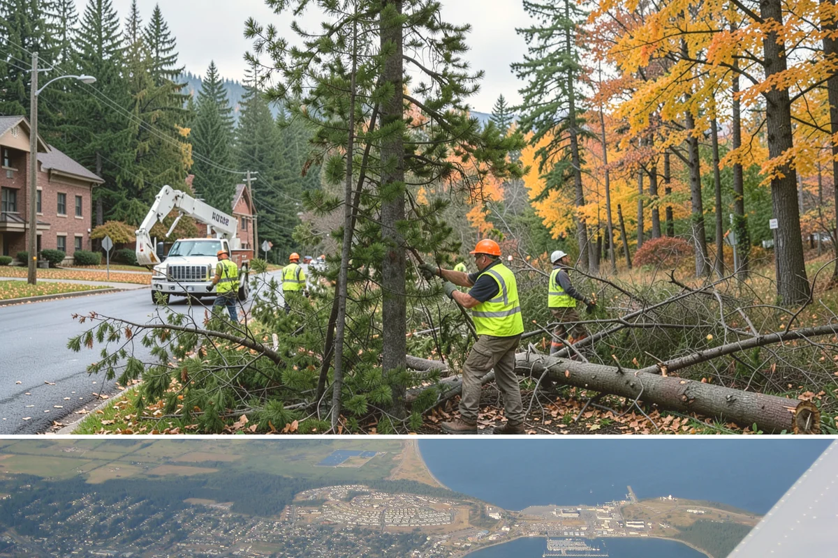 Municipal Hazard Tree Removal in Oak Harbor, Island County, WA - Hazard removals proceed as identified year-round, with heightened demand ahead of and during the winter storm season.