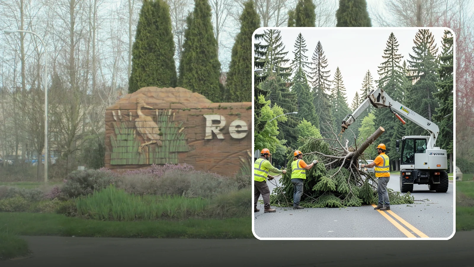 Municipal Hazard Tree Removal in Renton, King County, WA - We identify and remove high-risk public trees threatening infrastructure, roadways, and pedestrians under arborist-documented...
