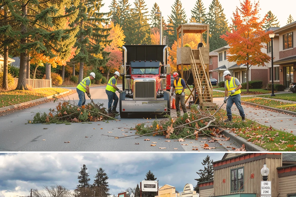 Municipal Hazard Tree Removal in Roy, Pierce County, WA - Hazard removals proceed as identified year-round, with heightened demand ahead of and during the winter storm season.