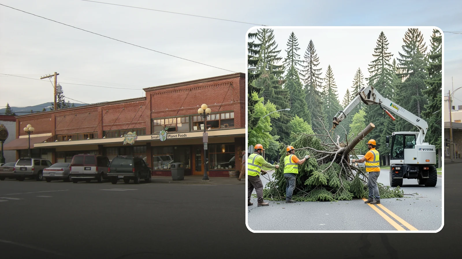 Municipal Hazard Tree Removal in Sedro-Woolley, Skagit County, WA - We identify and remove high-risk public trees threatening infrastructure, roadways, and pedestrians under arborist-documented...
