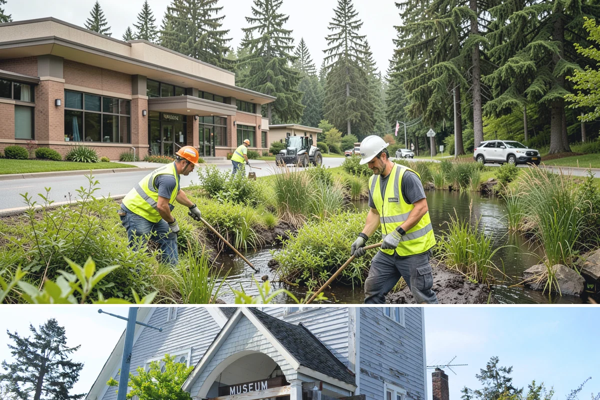 Municipal Hazard Tree Removal in Steilacoom, Pierce County, WA - Hazard removals proceed as identified year-round, with heightened demand ahead of and during the winter storm season.