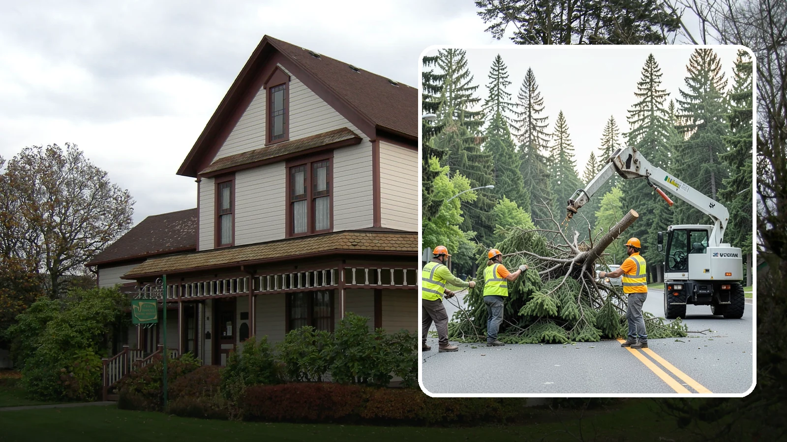 Municipal Hazard Tree Removal in Sumner, Pierce County, WA - We identify and remove high-risk public trees threatening infrastructure, roadways, and pedestrians under arborist-documented...