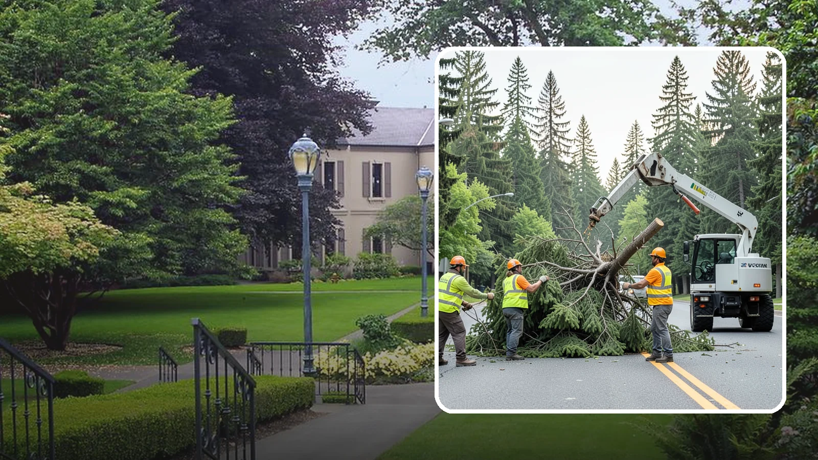 Municipal Hazard Tree Removal in Woodinville, King County, WA - We identify and remove high-risk public trees threatening infrastructure, roadways, and pedestrians under arborist-documented...