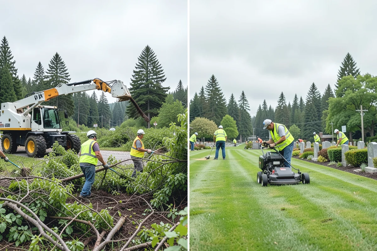 Municipal Hazard Tree Removal in Woodinville, King County, WA - Arborists assess flagged or reported trees using formal risk methodology