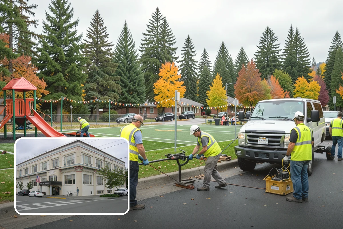 Municipal Irrigation Installation in Anacortes, Skagit County, WA - Zoned, efficient design reduces water consumption and cost