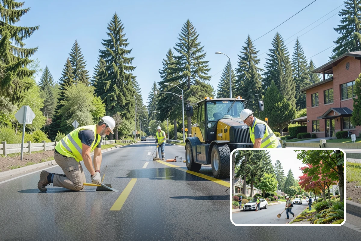 Municipal Irrigation Installation in Beaux Arts Village, King County, WA - Zoned, efficient design reduces water consumption and cost