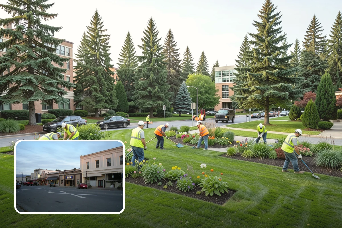 Municipal Irrigation Installation in Burlington, Skagit County, WA - Zoned, efficient design reduces water consumption and cost