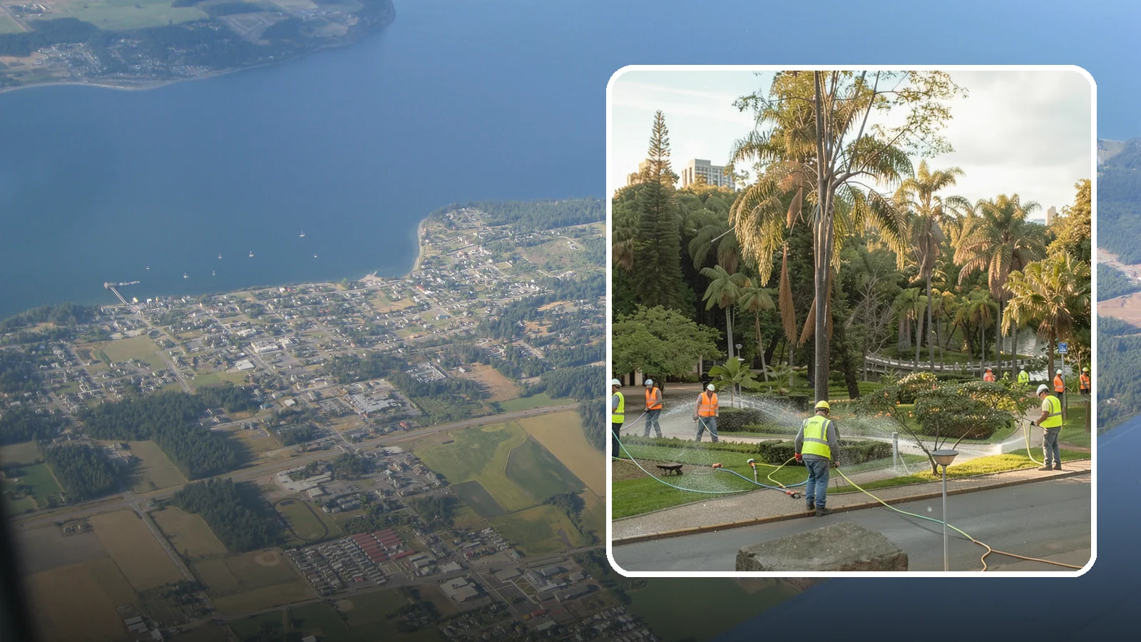 Municipal Irrigation Installation in Coupeville, Island County, WA - We design and install efficient irrigation systems for public parks, medians, and civic landscapes that meet Western Washington...