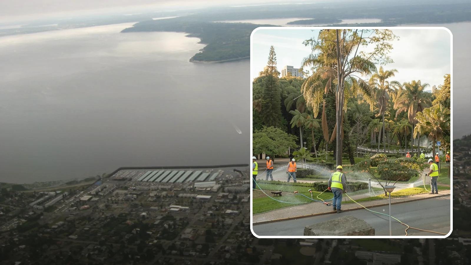 Municipal Irrigation Installation in Des Moines, King County, WA - We design and install efficient irrigation systems for public parks, medians, and civic landscapes that meet Western Washington...