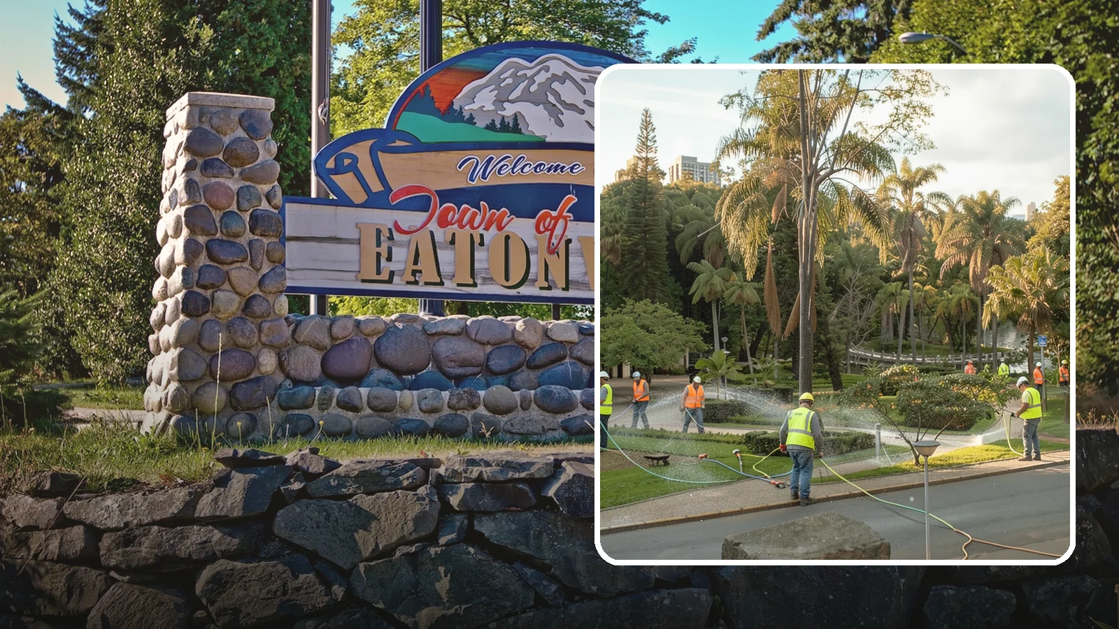 Municipal Irrigation Installation in Eatonville, Pierce County, WA - We design and install efficient irrigation systems for public parks, medians, and civic landscapes that meet Western Washington...
