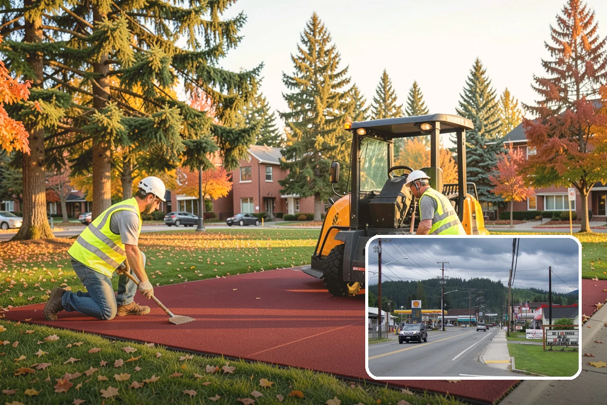 Municipal Irrigation Installation in Granite Falls, Snohomish County, WA - Zoned, efficient design reduces water consumption and cost