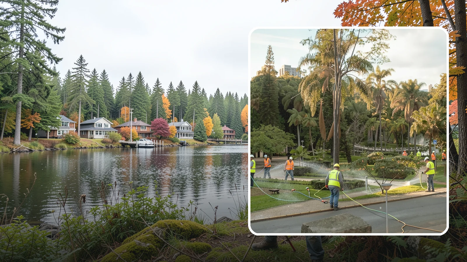 Municipal Irrigation Installation in La Conner, Skagit County, WA - We design and install efficient irrigation systems for public parks, medians, and civic landscapes that meet Western Washington...