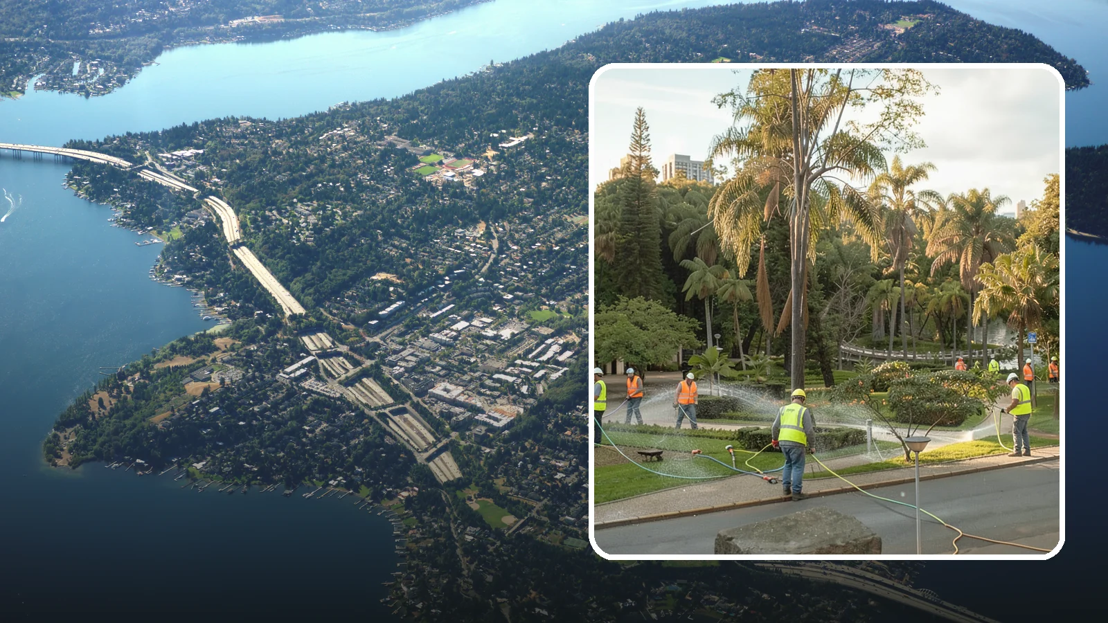 Municipal Irrigation Installation in Mercer Island, King County, WA - We design and install efficient irrigation systems for public parks, medians, and civic landscapes that meet Western Washington...