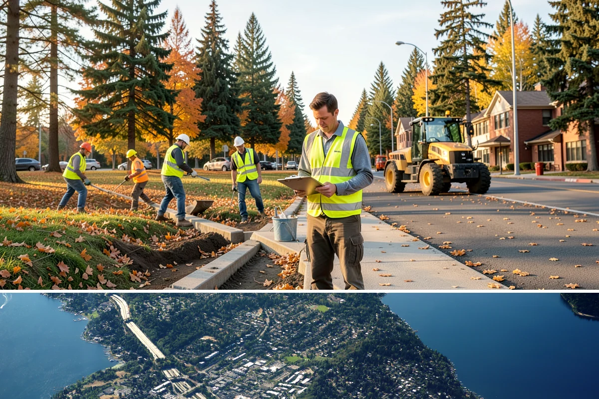 Municipal Irrigation Installation in Mercer Island, King County, WA - Installation is ideal in spring and early summer so systems are commissioned before peak demand, with fall installs preparing...