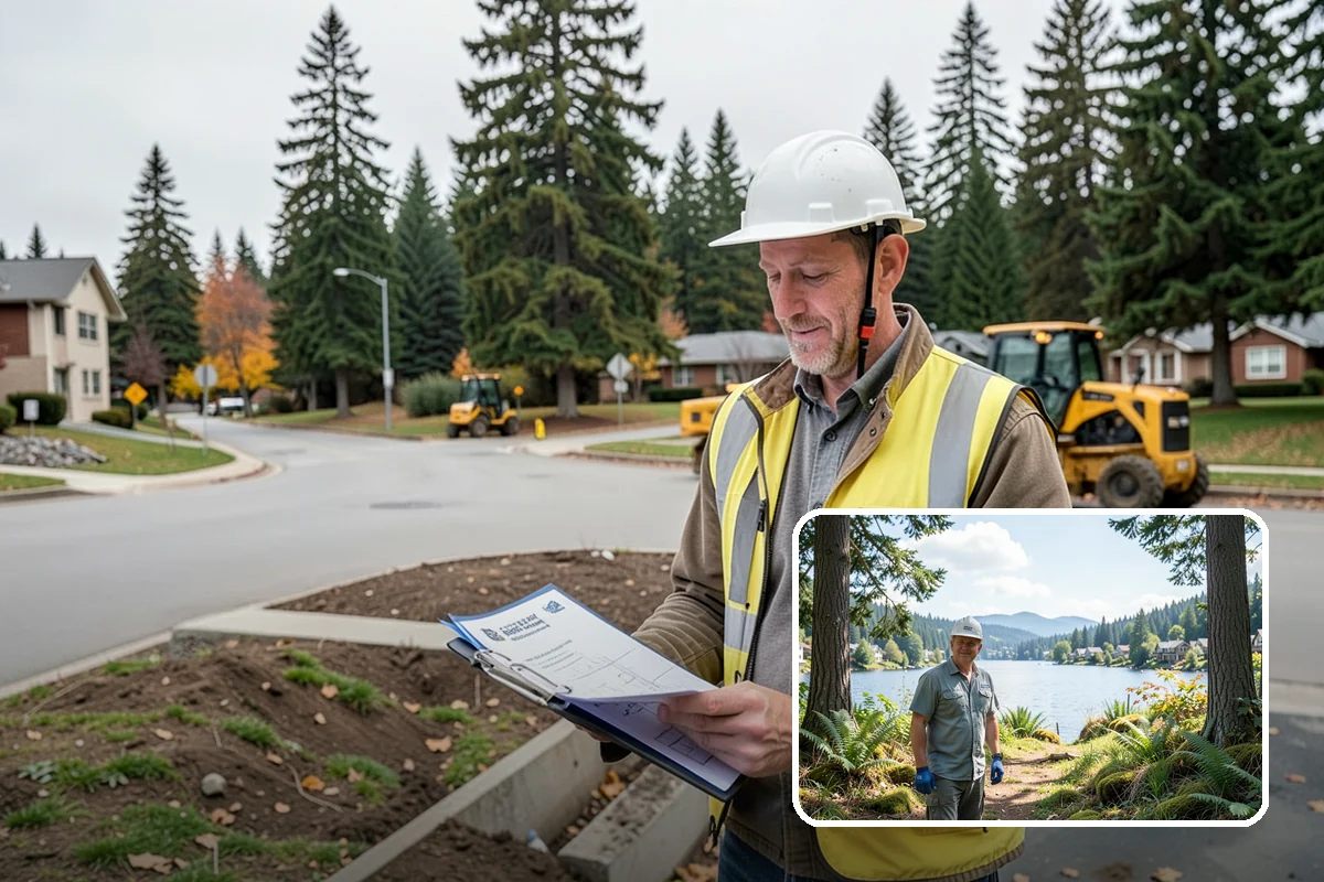 Municipal Irrigation Installation in Milton, King County, WA - Zoned, efficient design reduces water consumption and cost