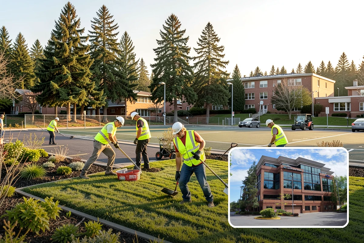 Municipal Irrigation Installation in Mountlake Terrace, Snohomish County, WA - Zoned, efficient design reduces water consumption and cost