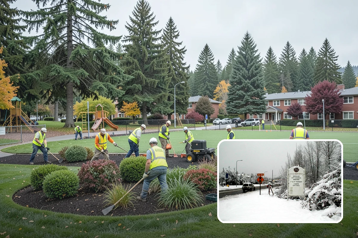 Municipal Irrigation Installation in Newcastle, King County, WA - Zoned, efficient design reduces water consumption and cost