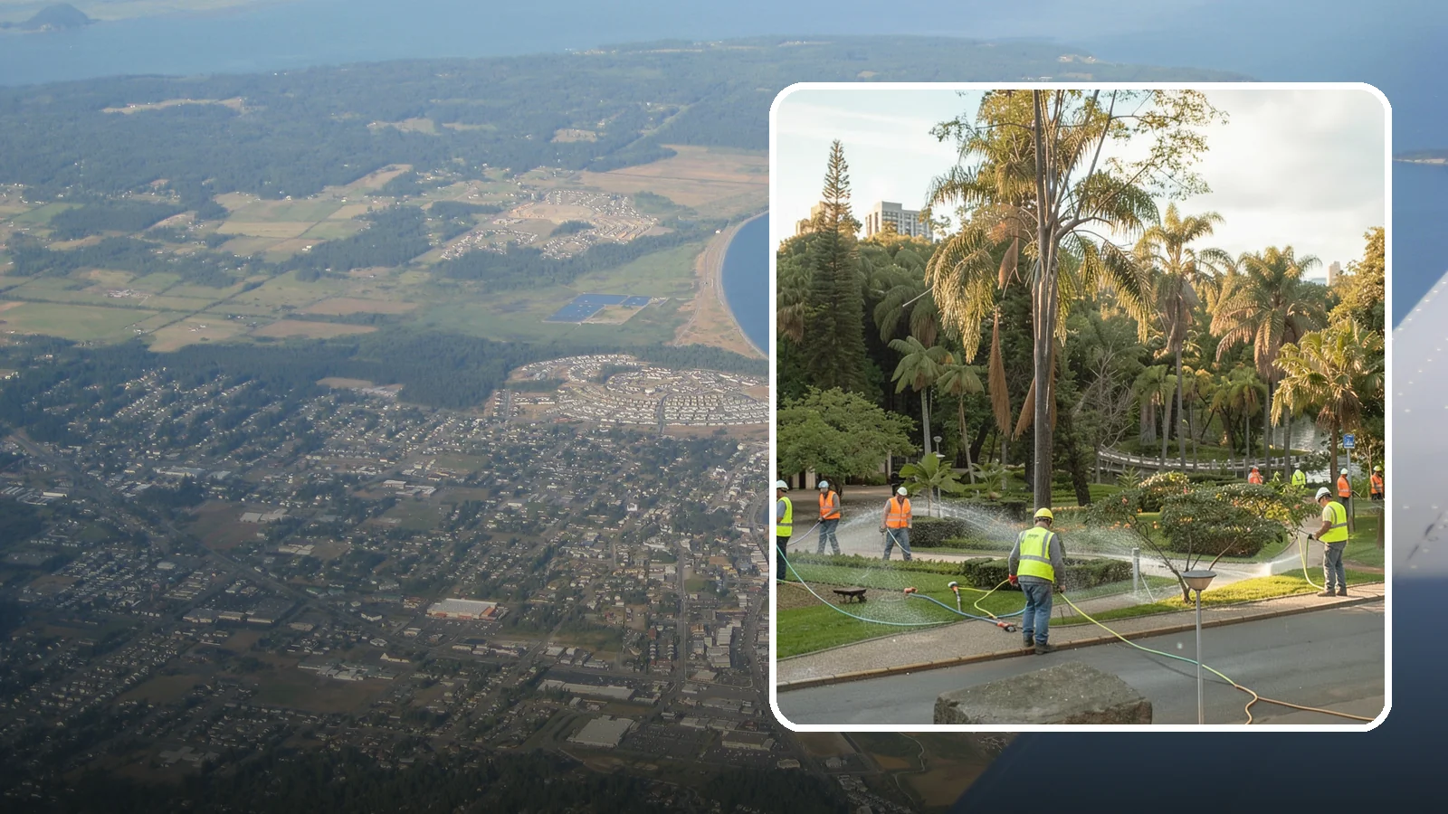 Municipal Irrigation Installation in Oak Harbor, Island County, WA - We design and install efficient irrigation systems for public parks, medians, and civic landscapes that meet Western Washington...