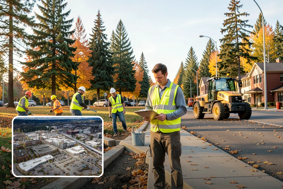 Municipal Irrigation Installation in Redmond, King County, WA - Zoned, efficient design reduces water consumption and cost