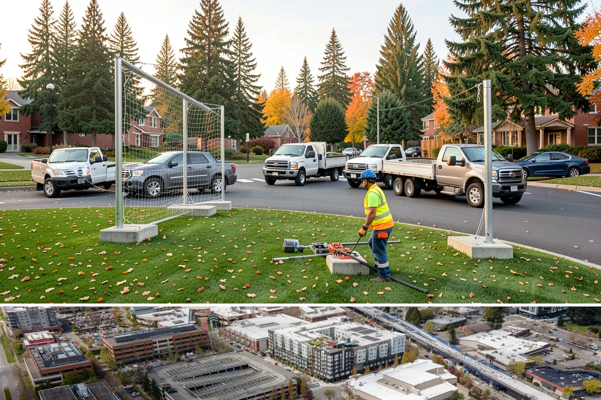 Municipal Irrigation Installation in Redmond, King County, WA - Installation is ideal in spring and early summer so systems are commissioned before peak demand, with fall installs preparing...