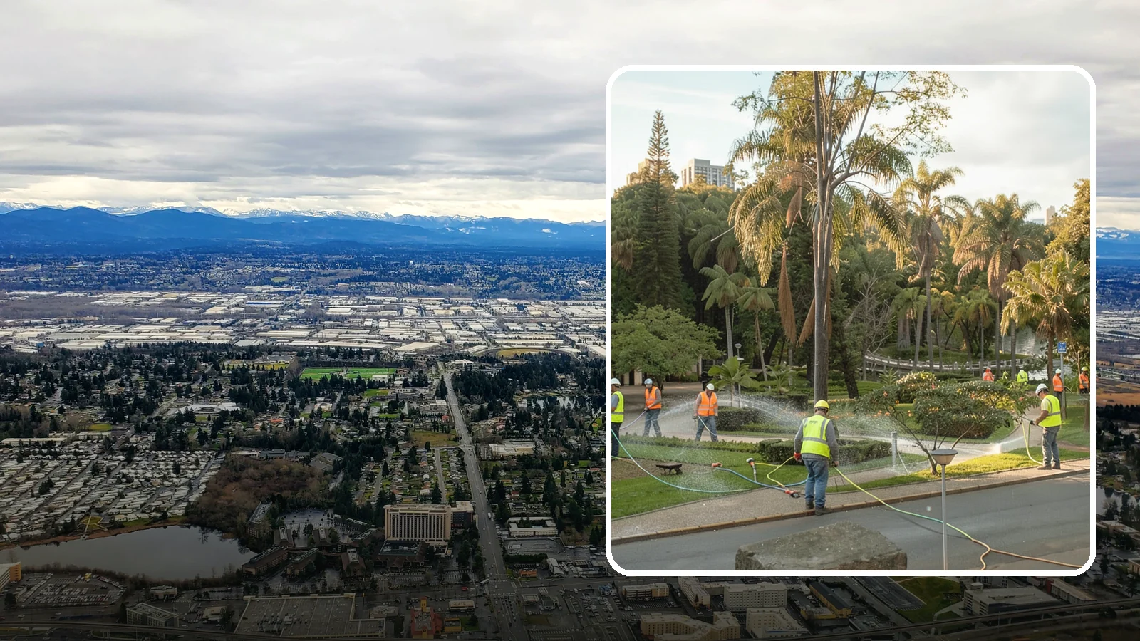 Municipal Irrigation Installation in SeaTac, King County, WA - We design and install efficient irrigation systems for public parks, medians, and civic landscapes that meet Western Washington...