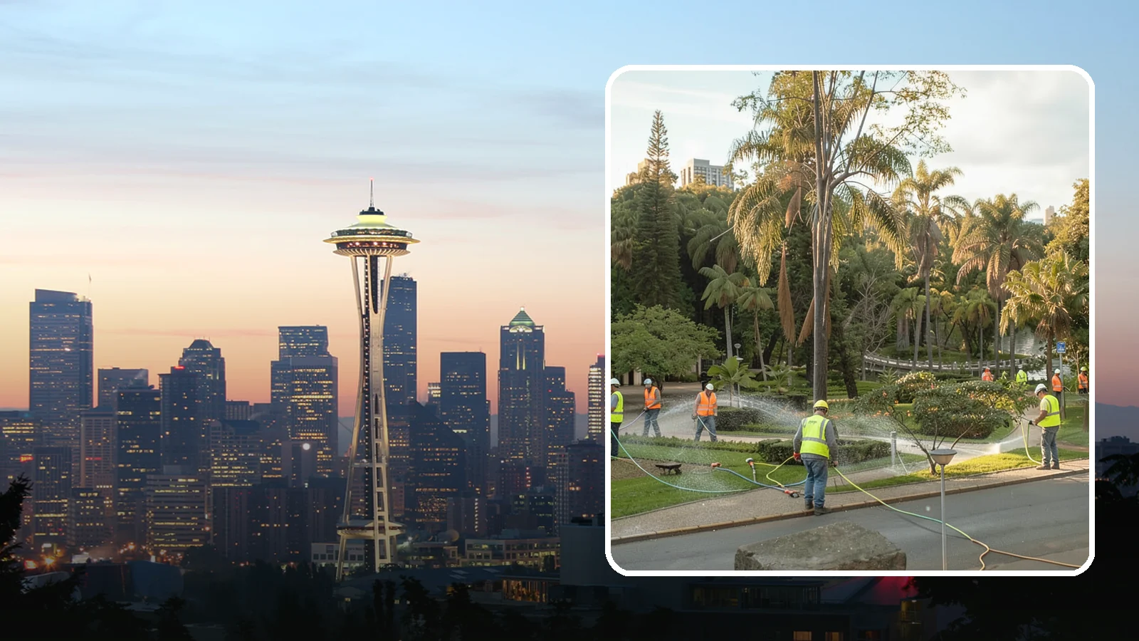 Municipal Irrigation Installation in Seattle, King County, WA - We design and install efficient irrigation systems for public parks, medians, and civic landscapes that meet Western Washington...