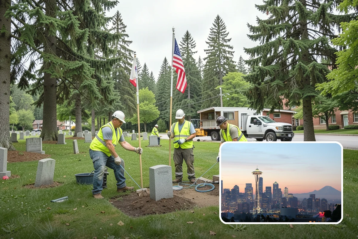 Municipal Irrigation Installation in Seattle, King County, WA - Zoned, efficient design reduces water consumption and cost