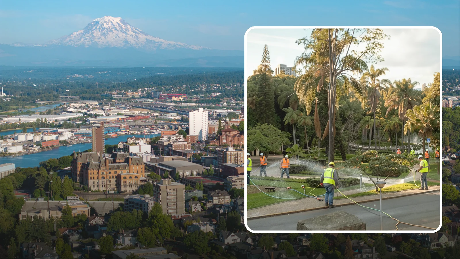 Municipal Irrigation Installation in Tacoma, Pierce County, WA - We design and install efficient irrigation systems for public parks, medians, and civic landscapes that meet Western Washington...