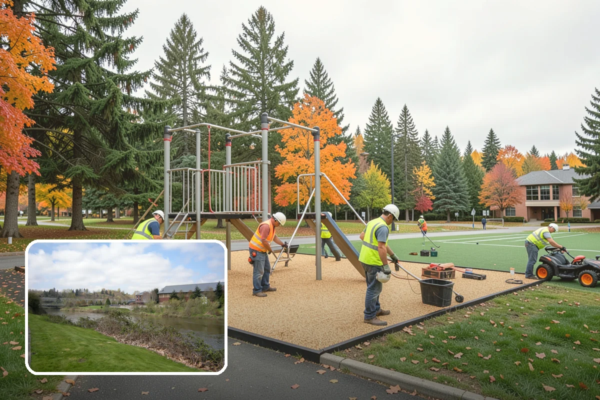 Municipal Irrigation Installation in Tukwila, King County, WA - Zoned, efficient design reduces water consumption and cost