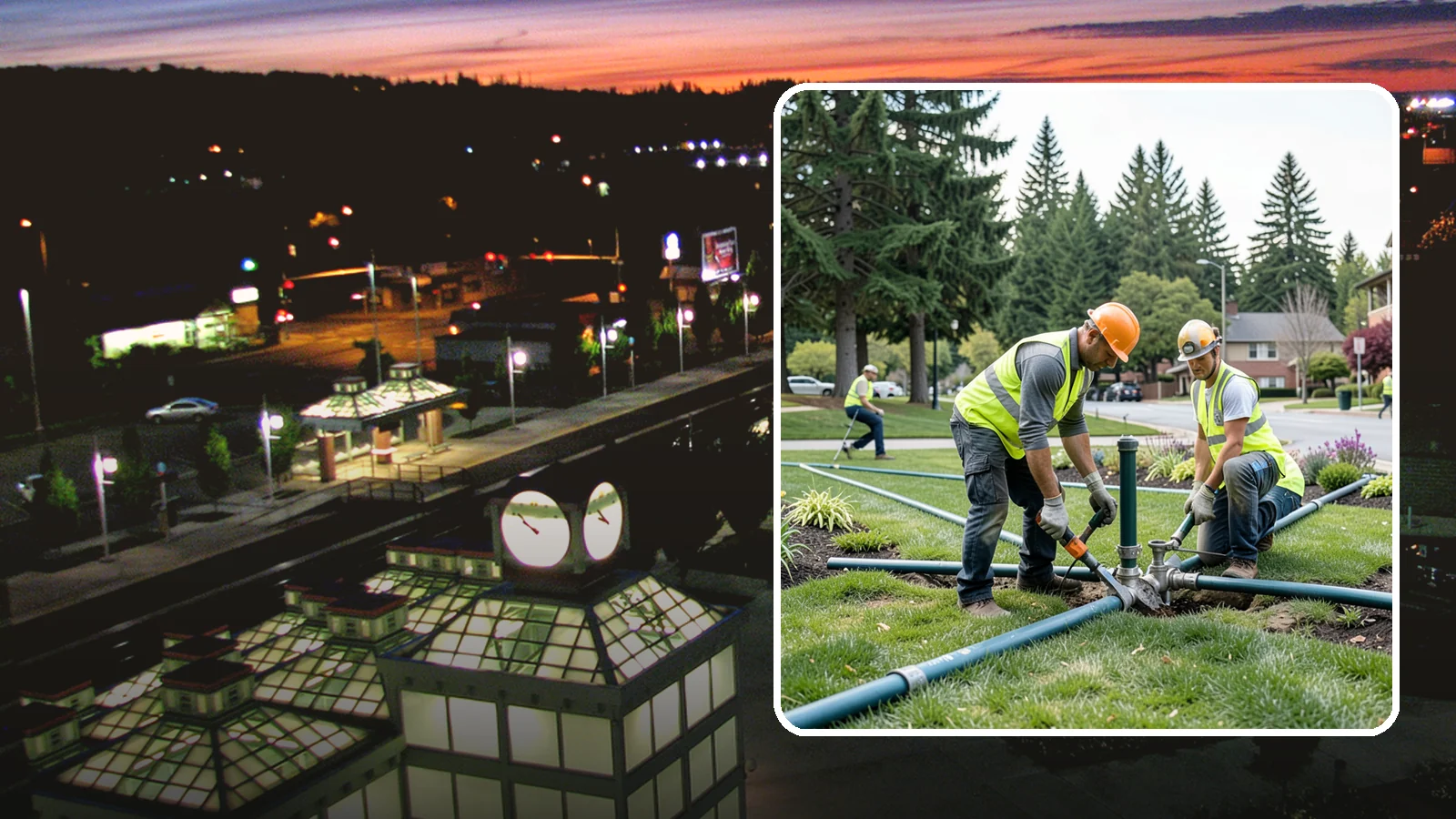 Municipal Irrigation Repair in Auburn, King County, WA - We diagnose and repair failed heads, valves, controllers, and mainlines to restore public irrigation systems for Western...