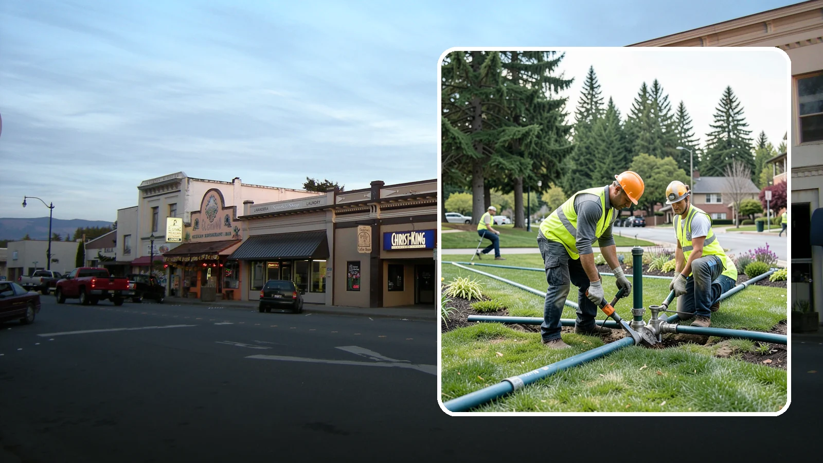 Municipal Irrigation Repair in Burlington, Skagit County, WA - We diagnose and repair failed heads, valves, controllers, and mainlines to restore public irrigation systems for Western...