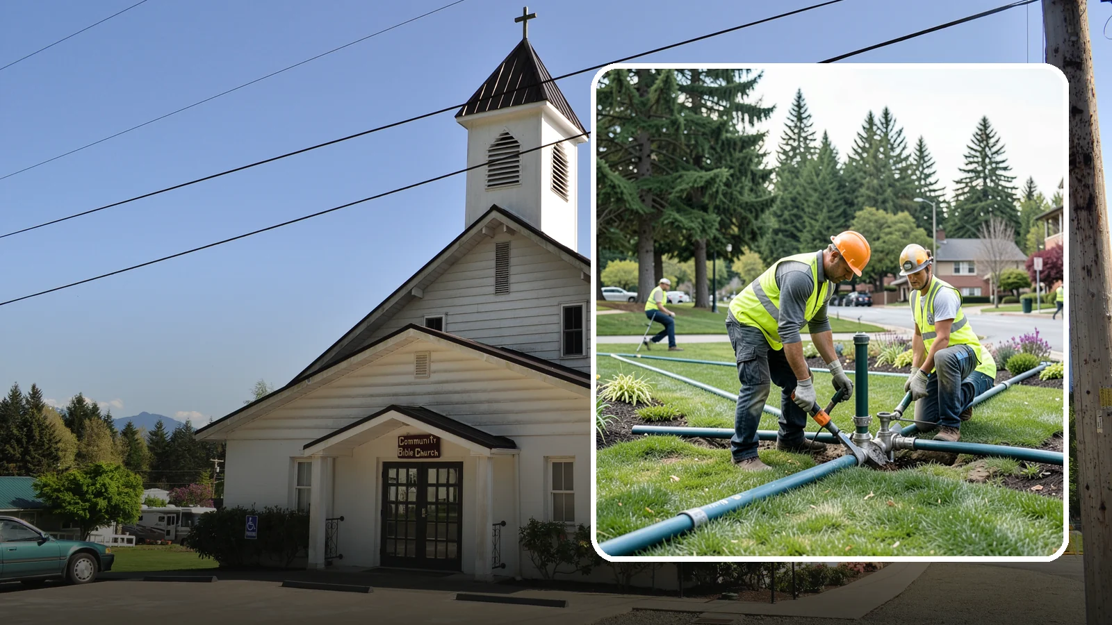 Municipal Irrigation Repair in Concrete, Skagit County, WA - We diagnose and repair failed heads, valves, controllers, and mainlines to restore public irrigation systems for Western...