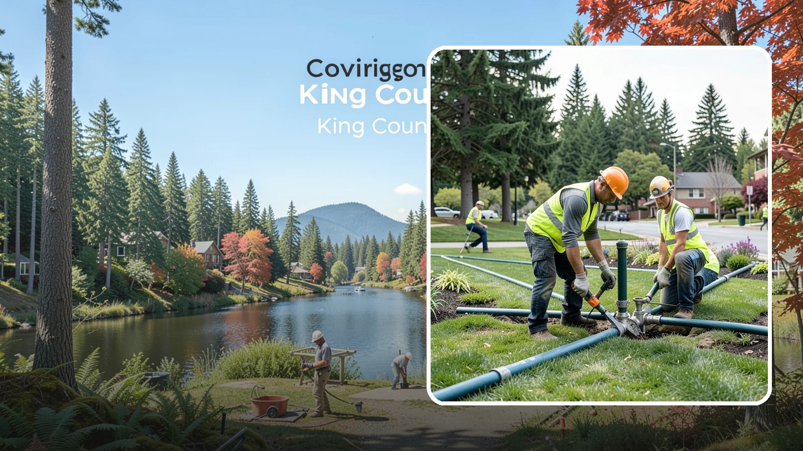 Municipal Irrigation Repair in Covington, King County, WA - We diagnose and repair failed heads, valves, controllers, and mainlines to restore public irrigation systems for Western...