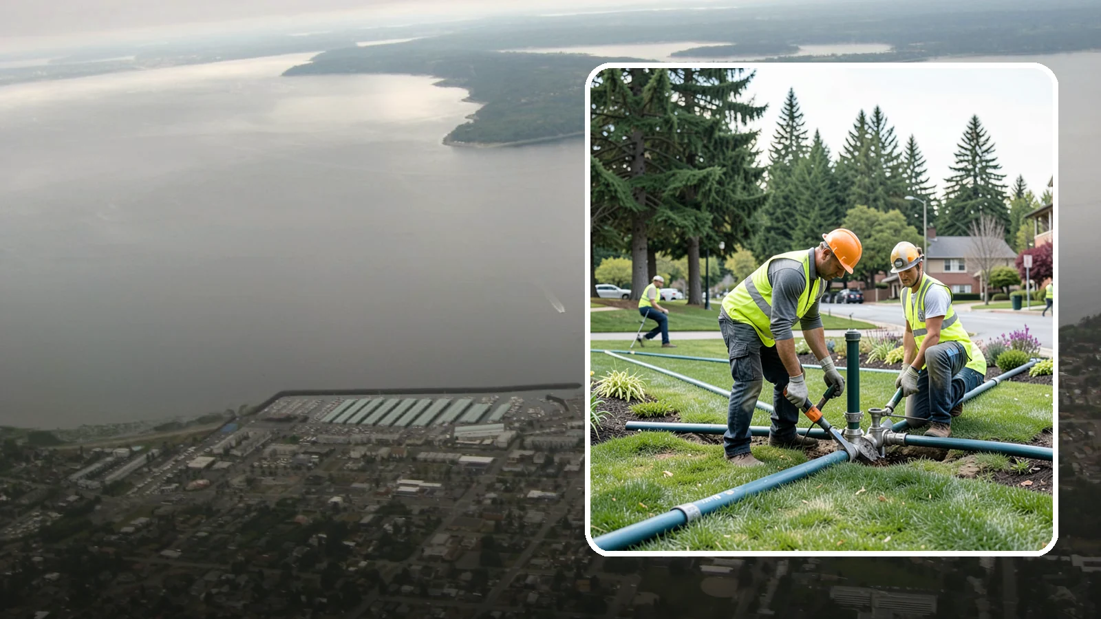 Municipal Irrigation Repair in Des Moines, King County, WA - We diagnose and repair failed heads, valves, controllers, and mainlines to restore public irrigation systems for Western...