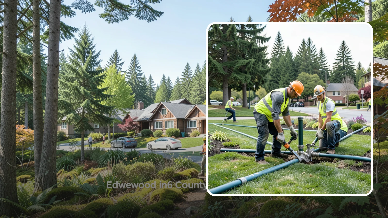 Municipal Irrigation Repair in Edgewood, Pierce County, WA - We diagnose and repair failed heads, valves, controllers, and mainlines to restore public irrigation systems for Western...